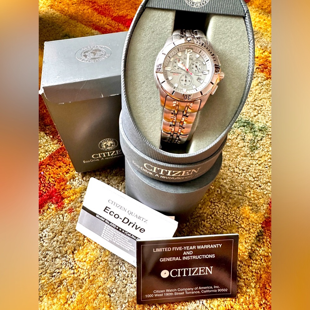 Men's Chronograph Citizen Eco-Drive Watch